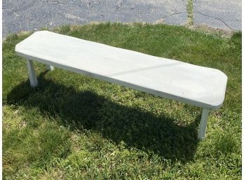 White Cottage Bench (1 Of 2)