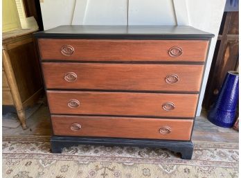 Midnight Black And Copper Dresser Made By Cushman