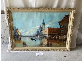 Large Vintage Painting (Lot 48)