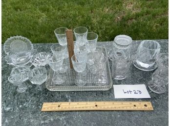 Glassware Lot (Lot 23)