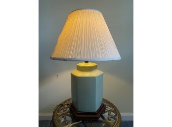 Vintage Celadon Color Lamp
