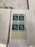 US Vintage Postage Stamp Blocks Unused
