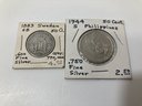 1800s-1965 Foreign Silver Coins