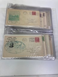 1930s-60s US Stamp Adress Covers