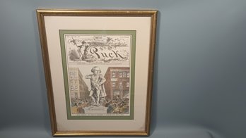 1880 Cover  From Puck Magazine 19thc