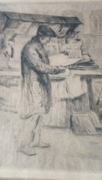 Henri Le Riche, Pencil Signed Etching