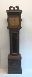 Antique Edwardian Tall Clock, Keywind Ca 1900