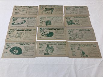 1956 Rin Tin Tin Trading Post Coupons