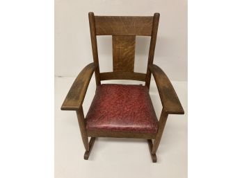 Early 19th Century Mission Oak Rocking Chair Stickley Style
