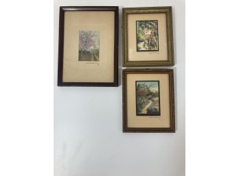 Vintage Wallace Nutting Tinted Art Photos