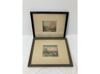 Vintage Wallace Nutting Tinted Photos Art