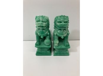 Chinese Resin Foo Dogs/Guardian Lions