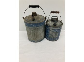Antique Galvanize Kerosine Cans