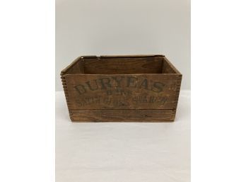 Vintage Duryeas Satin Gloss Starch Crate Advertising