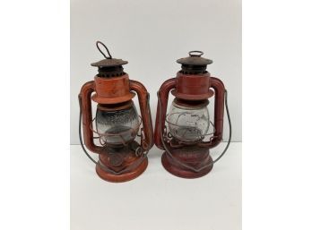 Vintage Dietz Comet Syracuse NY Railroad Lanterns