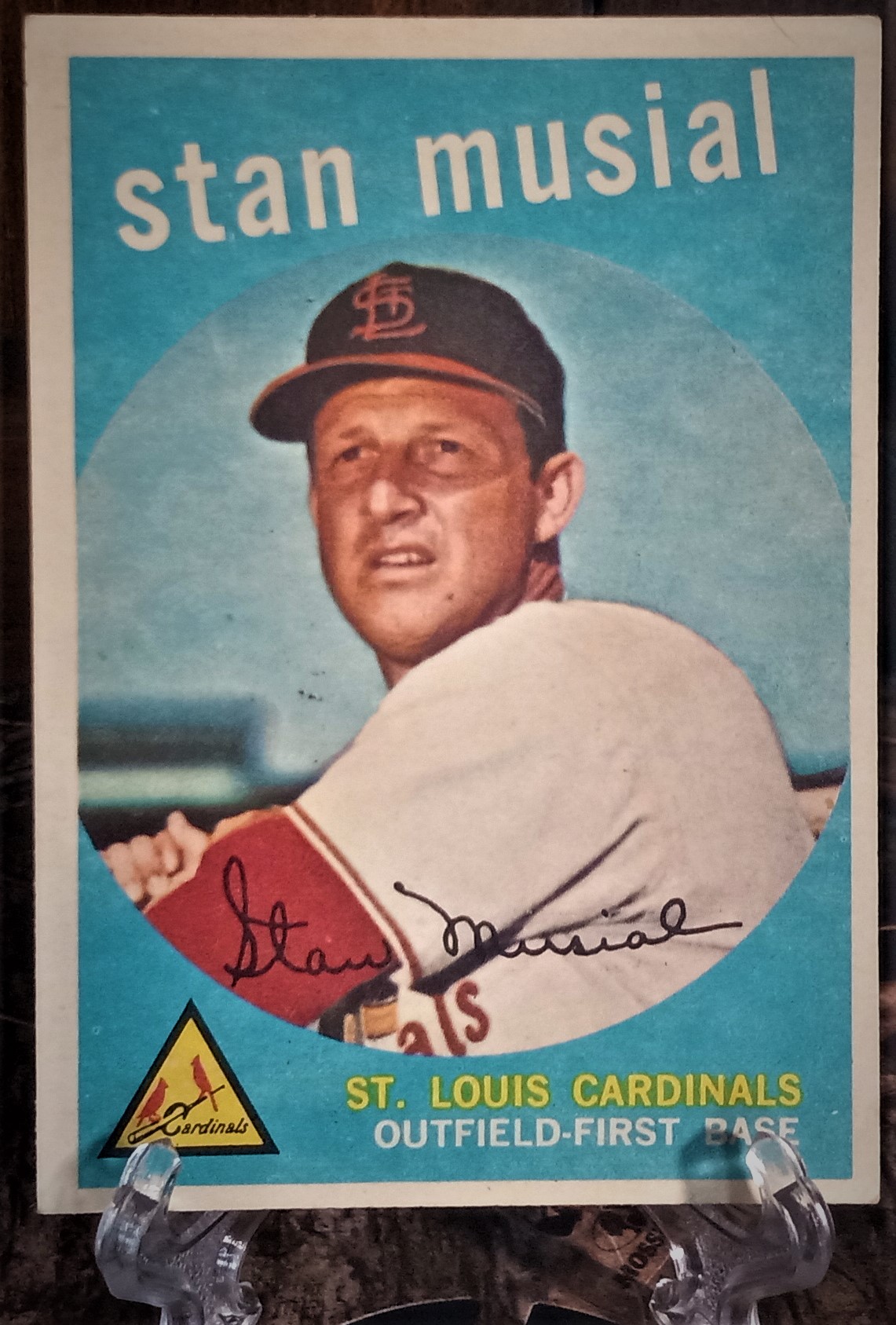 Autographed Stan Musial (Hall Of Famer) Baseball St Louis