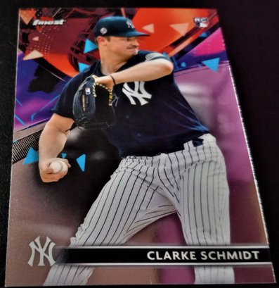 2021 Topps Finest:  Clarke Schmidt {Rookie Card}