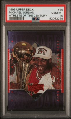 1999 Upper Deck:  Michael Jordan {Athlete Of The Century} - PSA Gem Mint '10'!!