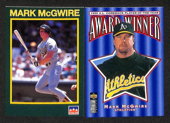 1990 Starline  & 1996 Upper Deck:  Mark McGwire