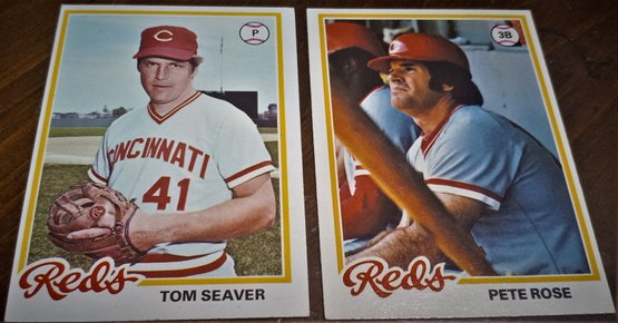 1978 Topps: Tom Seaver & Pete Rose { 1 Hall Of Famer & The Other Should  Be?!} #4556
