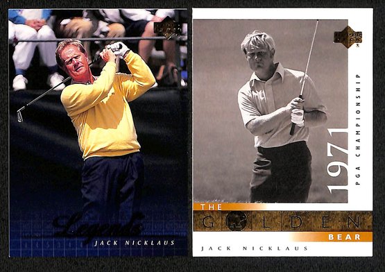 2001 Upper Deck:  Jack Nicklaus {2-Card Lot}