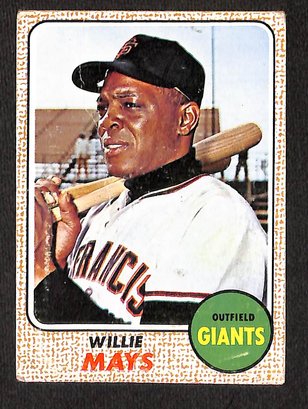 1968 Topps:  Willie Mays
