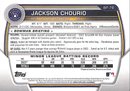 2023 Bowman Chrome:  Jackson Churio