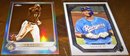 2022 Topps Chrome & 2021 Topps Gallery:  Adolis Garcia Rookie Cup) & Sam Huff (RC)