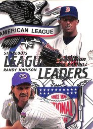 2000 Fleer:  Pedro Martinez & Randy Johnson { 2 X Hall Of Fame Pitchers}