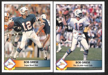 1992 Pacific Trading Cards:  Bob Griese {Hall Of Fame}