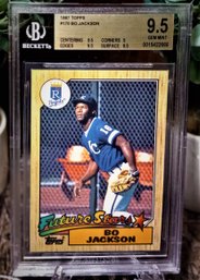 1987 Topps:  Bo Jackson {Rookie Card} - 'BGS Gem Mint'!!