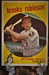 1959 Topps:  Brooks Robinson {Hall Of Famer}