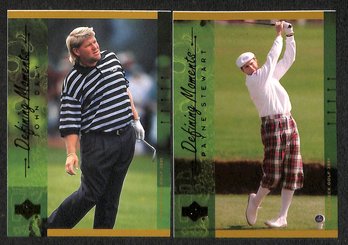 2001 Upper Deck:  John Daly & Payne Stewart {2-Card Lot}