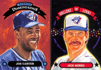 1991 & 1992 Leaf:  Joe Carter & Jack Morris