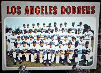 1970 Topps:  Los Angeles Dodgers Team Card