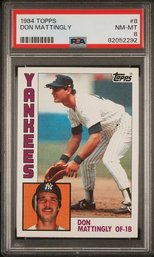 1984 Topps:  Don Mattingly {Rookie Card} - PSA 8 NM/MT