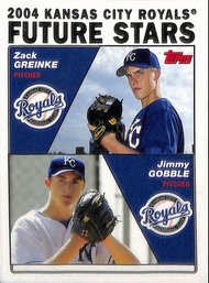 2003 Topps:  Zack Greinke & Jimmy Gobble {Future Stars}