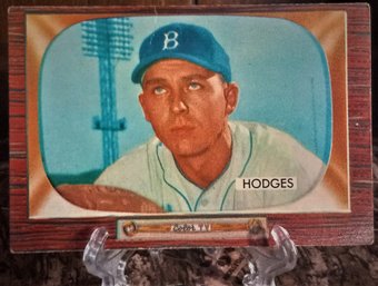 Bowman 1955:  Gil Hodges (Hall Of Famer)
