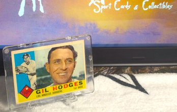 1960 Topps:  Gil Hodges {Hall Of Famer}