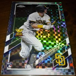 2021 Topps Chrome:  Jake Cronenworth (Rookie Card, Rookie Gold Cup & Mojo Refractor)