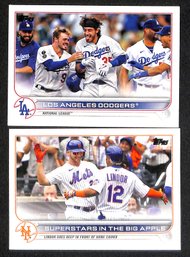 2022 Topps:  Dodgers & Mets {Team Cards}