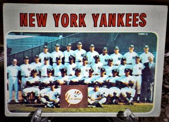 1970 Topps:  New York Yankees Team Card