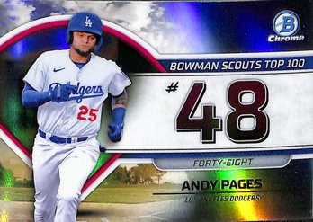 Bowman 2023 Chrome:  Andy Pages {Special Insert}