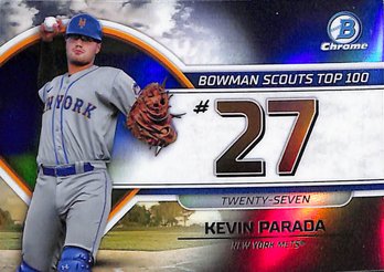 Bowman 2023 Chrome:  Kevin Parada {Special Insert}