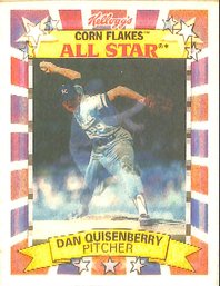 1992 Sportsflics 'Kellogg Co':  Dan Quisenberry {#9 Of 10}