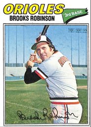 1977 Topps:  Brooks Robinson