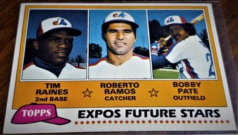 Topps 1981:  Tim Raines {Rookie Card}...Hall Of Famer