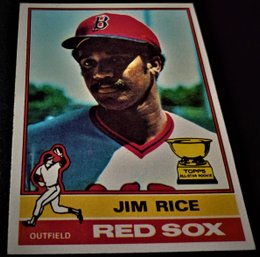 1976 Topps:  Jim Rice (Rookie Gold Cup)