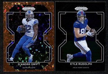 2021 Panini Prizm Football:  D'Andre Swift  & Kyle Rudolph