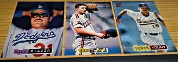 1994 Topps Stadium Club:  Mike Piazza, Jim Thome & Robin Yount